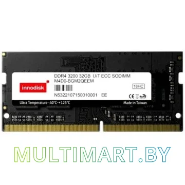 Оперативная память Innodisk 32GB DDR4 SODIMM PC4-25600 (M4D0-BGM2QEEM)